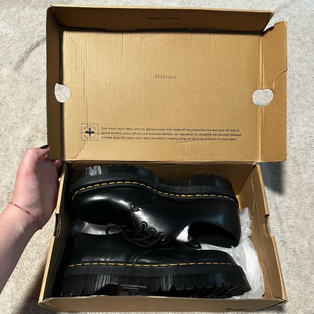 Dr. Martins 1461 Platform Shoes (Men’s Size 10)